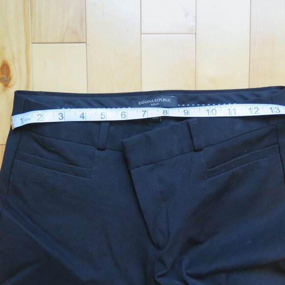 Banana Republic Petite Midrise Skinny Sloan Ankle Pants size 4P black - Picture 6 of 7